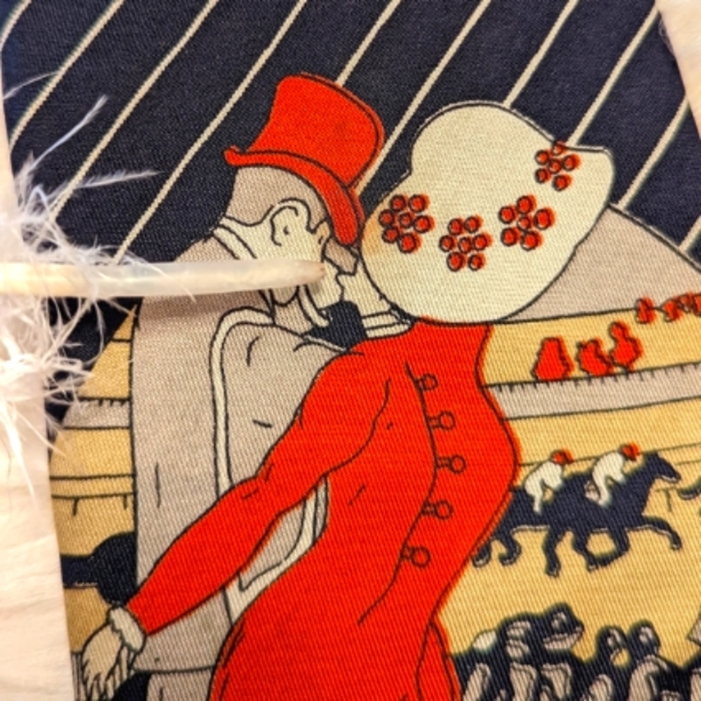 Vintage Italian Silk Iconic Graphic Art Ties - Picture 2 of 12